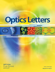 Optics Letters cover
