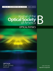 Journal of the Optical Society of America B cover