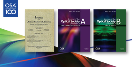 Journal of the Optical Society covers from 1916 to now.